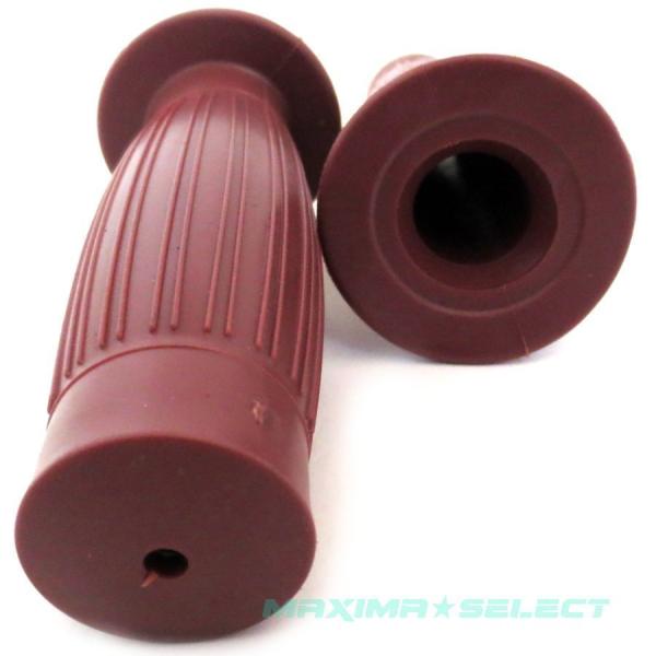 バイク ハンドル グリップ 樽型 樽型ハンドル レトログリップ 樽