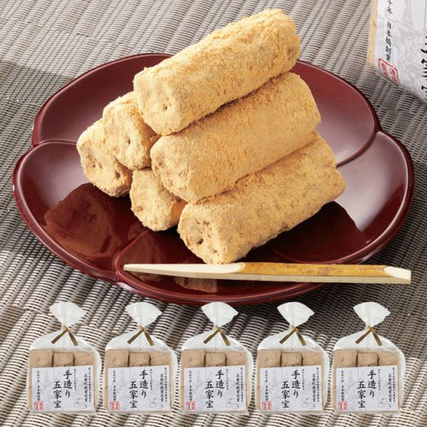 大正10年日本橋創業、伝統の味。第25回全国菓子大博覧会・名誉総裁賞受賞「手作り五家宝（ごかぼう）」お得パック。五家宝とは江戸時代からあるお菓子で、おこし種にきな粉をまぶした逸品。歴40年以上の五家宝職人が丁寧に作りました。●内容量/1袋（...