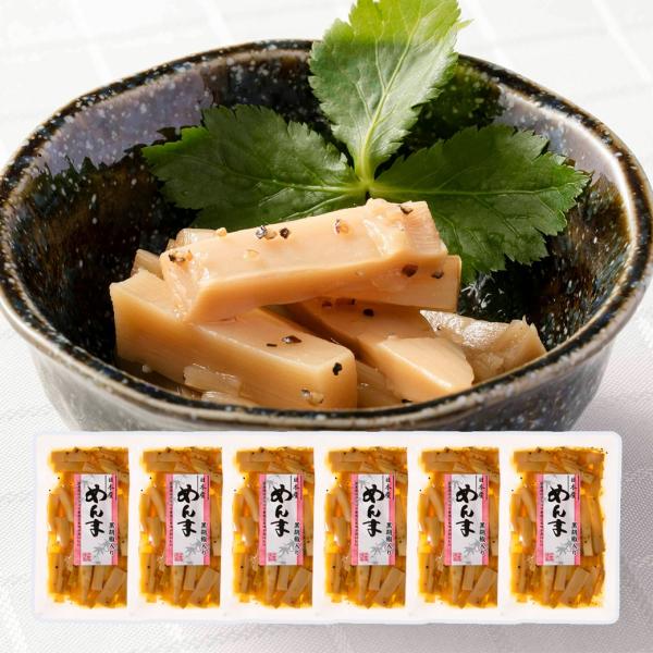 コリコリ食感の国産メンマ。希少な国産メンマ（孟宗竹）を丁寧に味付けした逸品。アクセントで黒胡椒の風味が香る、温かご飯やおつまみにぴったりのこだわり国産メンマです。●内容量/130g×5袋●賞味期限/製造日より常温180日●原産地/日本●加工...