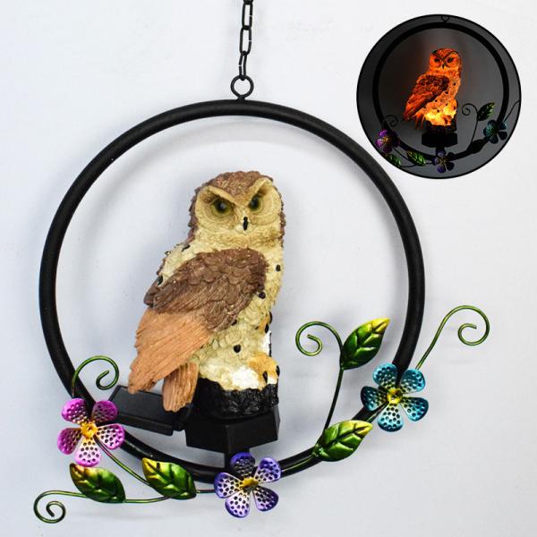 商品詳細●安心な防水機能●庭の装飾ライトは、暗闇の部屋、裏庭を照らすために、夜間自動点灯します。●お洒落なデザイン。●ソーラー充電サイズチェーン含長さ約49ｃｍ横約28ｃｍ【省エネ】家計や地球環境に優しいソーラー充電式のフクロウ 置物ライト...