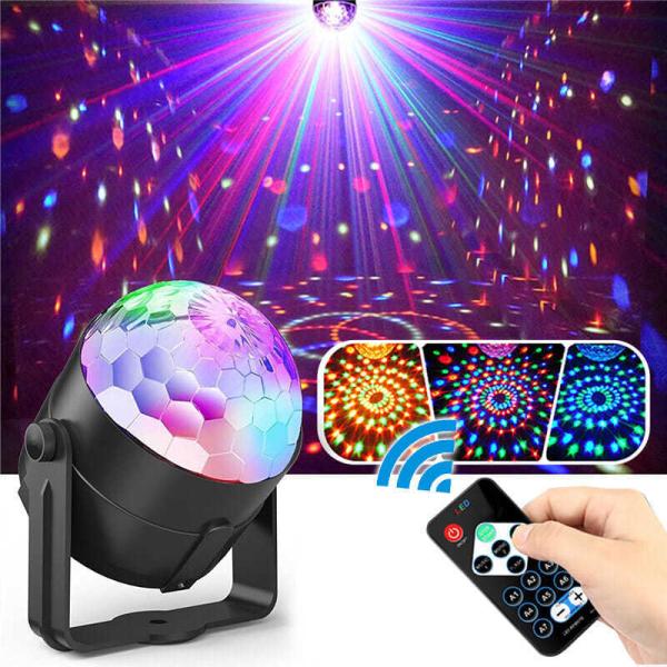送料無料　USB　LED　ミラーボール　ステージ　スポットライト　舞台照明　 照明　ライト　クラブ　バー　結婚式　演出　舞台照明　 回転ライト　リモコン付