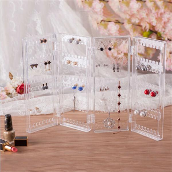 送料無料　ネックレス収納ケース　アクセサリーケース　ピアス収納　ジュエリーケース　大容量　ディスプレイ　アクリル　おしゃれ　かわいい
