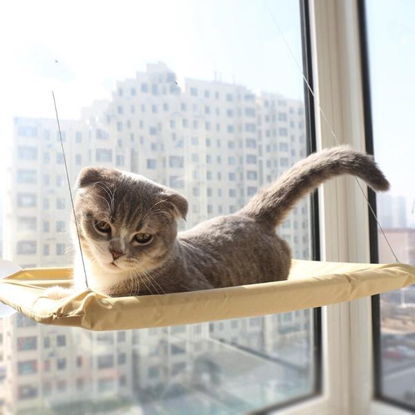 送料無料　猫　窓　ハンモック　猫窓　ペットグッズ　ペット用品　猫用品　吸盤　ベッド　日向ぼっこ　テラス