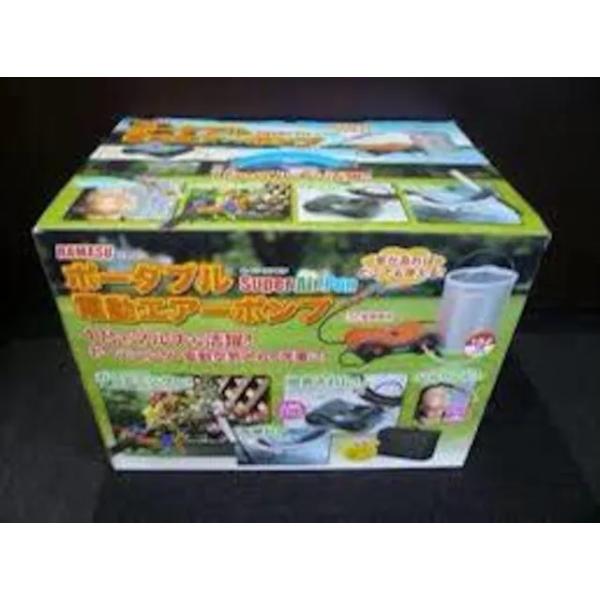 送料無料　ポータブル電動エアーポンプ【スーパーエアポン】RA-Air1