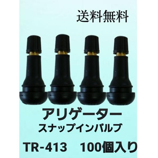⭐︎工具缶　TR413 チューブレスバルブ 100個入り TECH 【TECH】チューブレスバルブ ○TR-413 ○100個/1袋