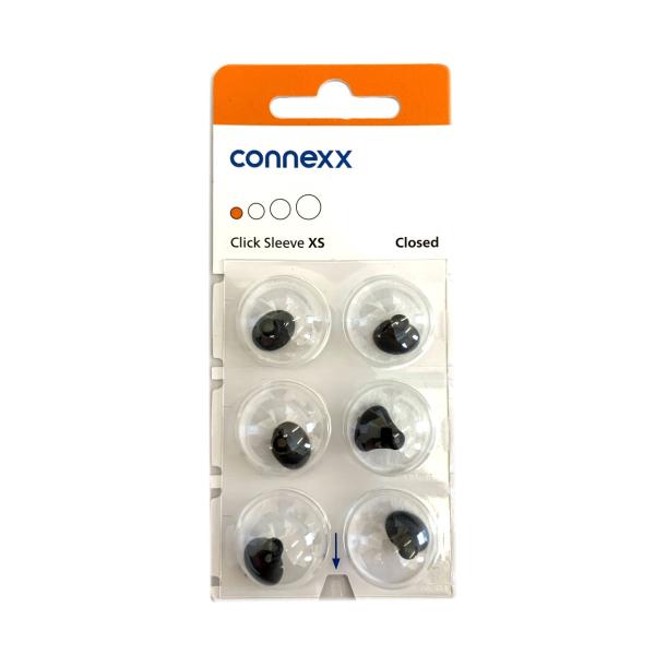 シグニア　シバントス　ミニレシーバー用クリックスリーブ2.0　（ｘｓ）4＋10ｍｍ同サイズ6個入り※穴なし※クリックスリーブ穴なしには通気ベントが空いています。10951153