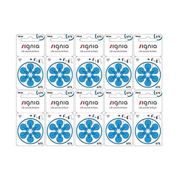 長い寿命と強力な性能を誇るシグニア（シーメンス）空気電池。■当社の販売する補聴器用電池はすべて消費期限2年以上を保っております。■各メーカーの補聴器電池 pr44(675)に対応しております。■高性能・強力タイプです。■環境に配慮した水銀不...