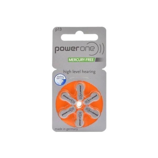 補聴器用電池　PR48(13) 1パック　powerone　パワーワン ■当社の販売する補聴器用電池はすべて消費期限2年以上を保っております。■各メーカーの補聴器電池 pr４８(１３)に対応しております。■高性能・強力タイプです。■環境に配...