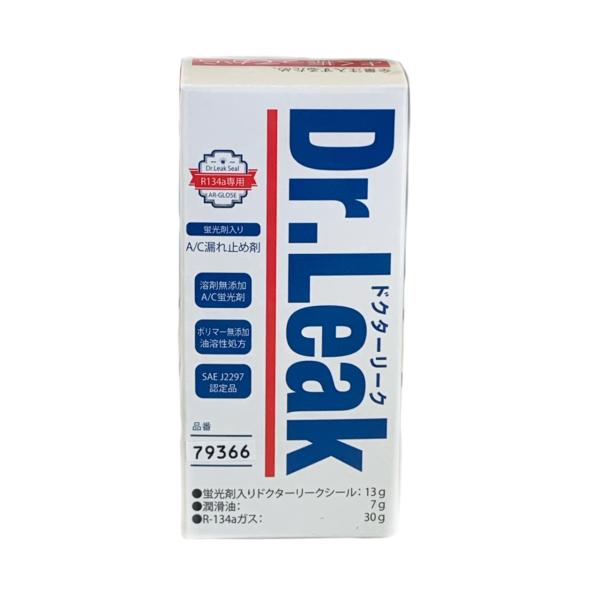 エアコン漏れ止め剤 Dr.Leak LL-DR1 79366 蛍光剤入り R134a PAGオイル専用 １本