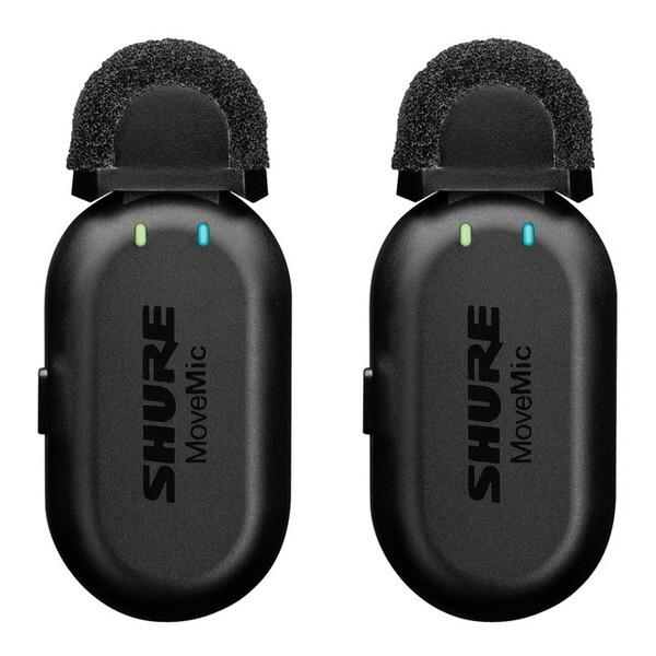 SHURE MV-TWO-KIT-J-Z6 MoveMic Two Kit クリップオン・ワイヤレスマイクロホン 2本、専用受信機キット