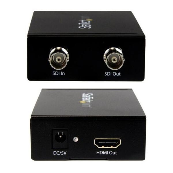 StarTech SDI2HD SDI - HDMIコンバーター (3G SDI - HDMIアダプタ SDIデイジーチェーンポート搭載 SDIソースを230m延長) メーカー直送