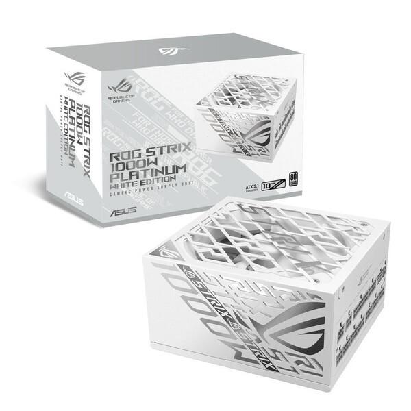 ASUS電源ユニット「ROG-STRIX-1000P-GAMING-WHITE」 ASUS（エイスース） ASUS ROG-STRIX-1000P-GAMING-WHITE PC電源