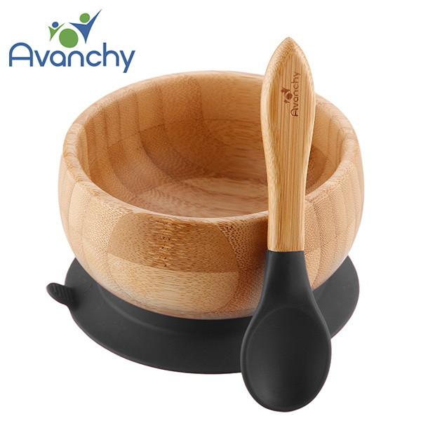 Baby Bowl + Spoon | Bamboo & Silicone