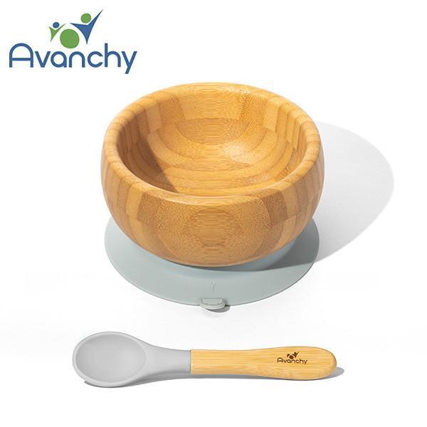 Baby Bowl + Spoon | Bamboo & Silicone