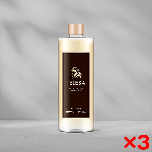 3個セット TELESA シャントリボディ 400ml Sham Tre Body : MAXZEN
