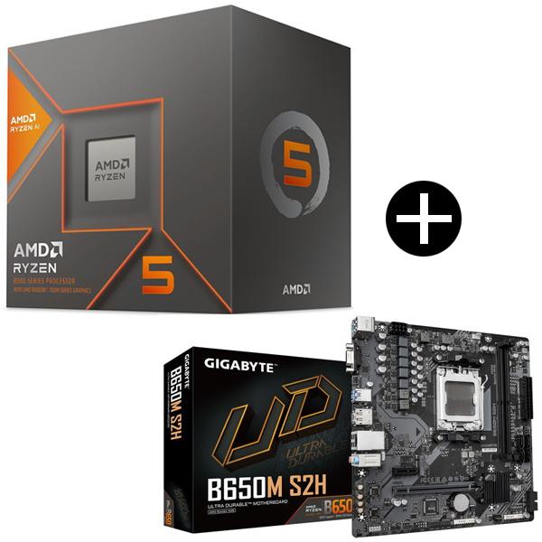 AMD Ryzen 5 8600G BOX With Wraith Stealth Cooler CPU + GIGABYTE