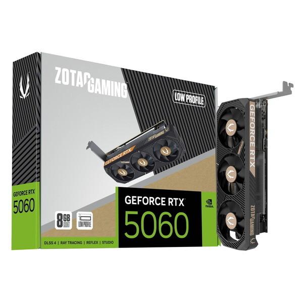 グラフィックボード・グラボ・ビデオカード ZOTAC RTX 5060 SOLO ZT-B50600G-10L ZOTAC（ゾタック） ZOTAC RTX5060LP8G/ZT-B50600L-10L ブラック GAMING