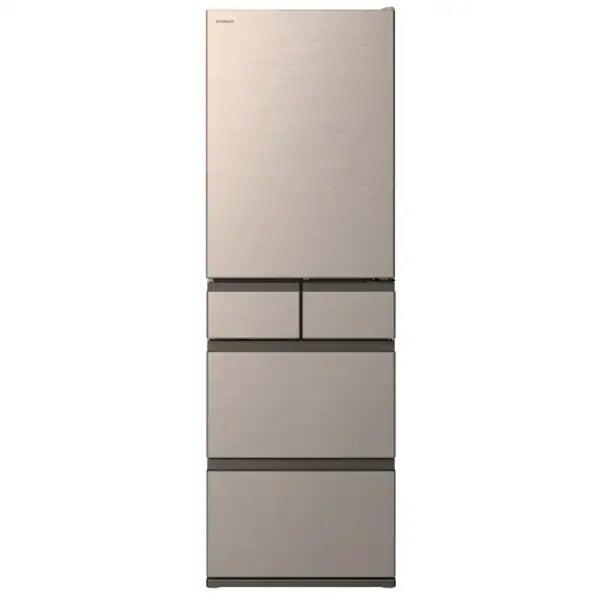 【展示品より得】稼働3時間 極美 最上位Ultra7/1TB 日立（HITACHI） R-HWS47XL(N) ライトゴールド 冷蔵庫 (470L・左開き
