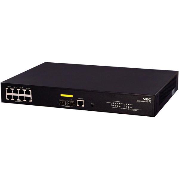 NEC QX-S1108GT-2G-PW NEC 1GbEベーシックPoE+・レイヤ2スイッチ