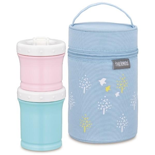 他サイト： THERMOS NPE-240 BL ブルー 保冷ポーチ付き 離乳食ケースの商品画像