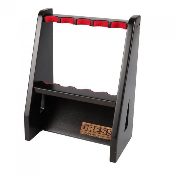 他サイト： DRESS 木製ロッドスタンド コンパクト 5本 ダークブラウンの商品画像