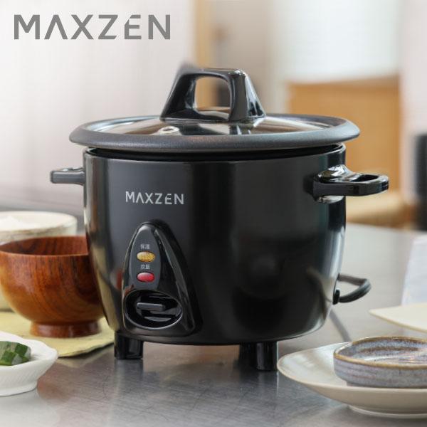 MAXZEN 炊飯器 3合炊き 一人暮らし用 MRC-TX301-BK 二人暮らし MAXZEN 炊飯器 3合炊き 一人暮らし用 MRC-TX301-BK 二人暮らし