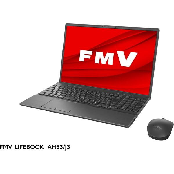 富士通 ノートPC FMV LIFEBOOK FMVA53J3B 富士通 FMVA53J3B ブライトブラック FMV LIFEBOOK AH53/J3