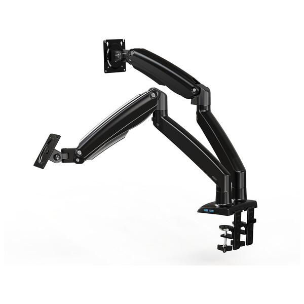 31.5インチ大画面IPSフルHDモニター+ HUANUOモニターアーム HUANUO HUANUO HNDS33B ブラック ガススプリング式モニターアーム 13