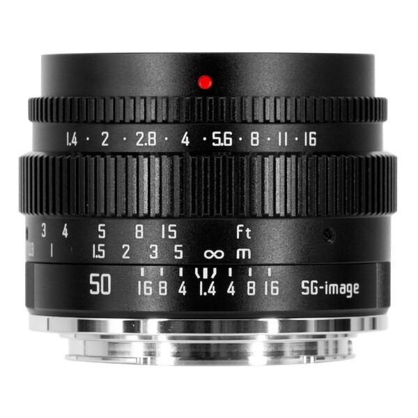 SG-image SG 50mm F1.4 MFT C ブラック 中望遠レンズ(マイクロフォー