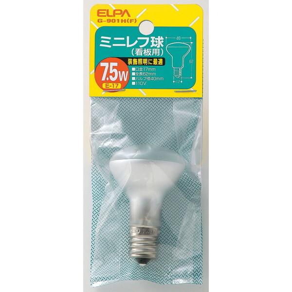 朝日電器 G-901H(F) ミニレフ球 7.5W (白熱電球) : MAXZEN Direct