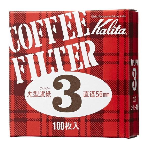 他サイト： カリタ #3丸型濾紙56mm 100枚入の商品画像