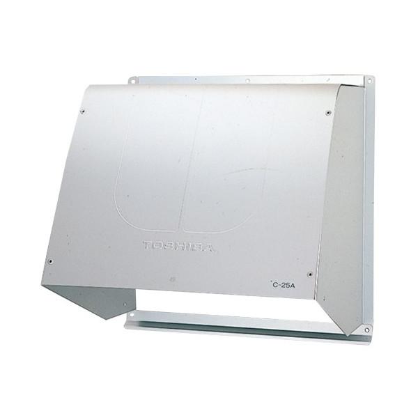他サイト： 東芝 TOSHIBA C-25A 一般換気扇用 ウェザーカバー アルミ製 25cm用の商品画像