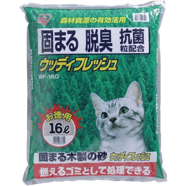 IRIS OHYAMA（アイリスオーヤマ） 猫砂 燃やせる 固まる ウッディ