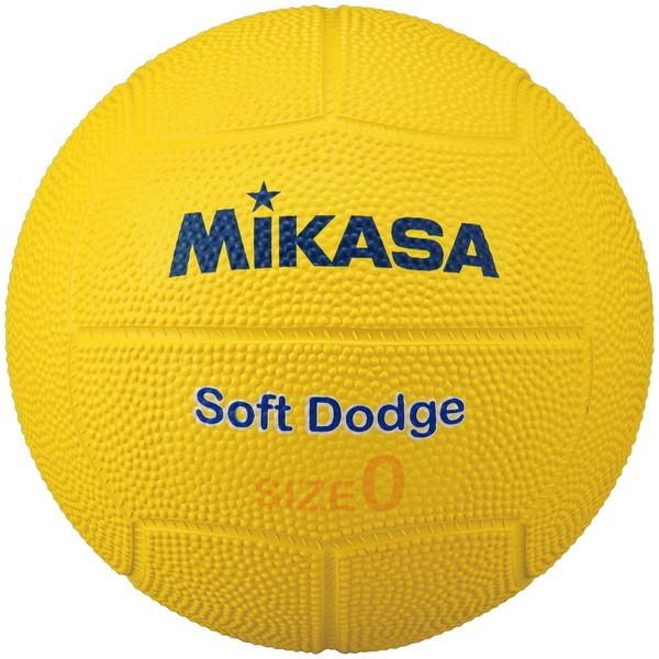 10/19まで全品+P5% 外遊びグッズ ミカサ ソフトドッジボール 0号 幼児向け 0号球 イエロー