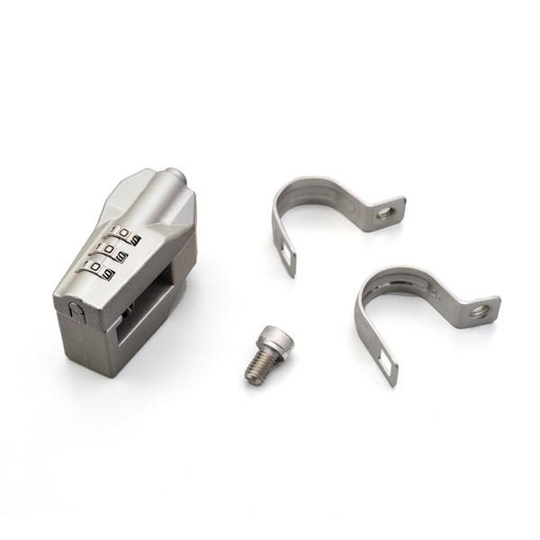 他サイト： デイトナ D95205 ヘルメットロック ダイヤルタイプ シルバー 汎用の商品画像