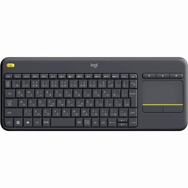 ロジクール ワイヤレス タッチキーボード K400pBK windows android chrome 無線 キーボード 正規品