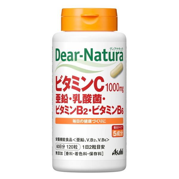 アサヒグループ食品 ディアナチュラ ビタミンC・亜鉛・乳酸菌 120粒