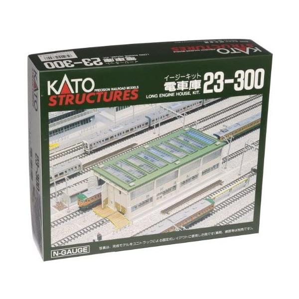 KATO Nゲージ 長い機関庫 23-300 ４個セット カトー（KATO） 23-300 電車庫(イージーキット) : MAXZEN Direct Yahoo