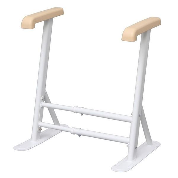 他サイト： アイリスオーヤマ TRT-64A ホワイト トイレ用サポート手すり メーカー直送の商品画像