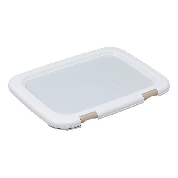 他サイト： アイリスオーヤマ FMT-635 フチもれしにくいトレーニングペットトレー ホワイト ワイドサイズ メーカー直送の商品画像