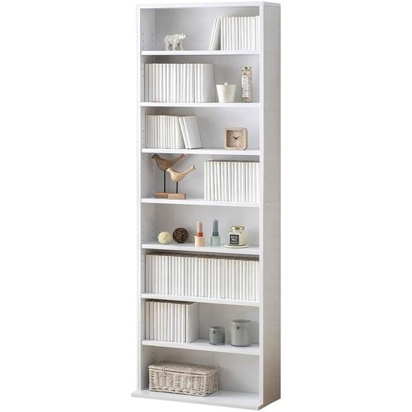 他サイト： コミックラック ハイタイプ アイリスオーヤマ ホワイト CORK-1860 メーカー直送の商品画像