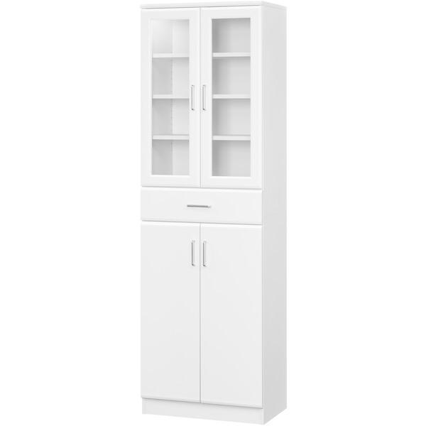 白井産業 BRM-1855DGH WH ベアルモ 食器棚 メーカー直送 : MAXZEN