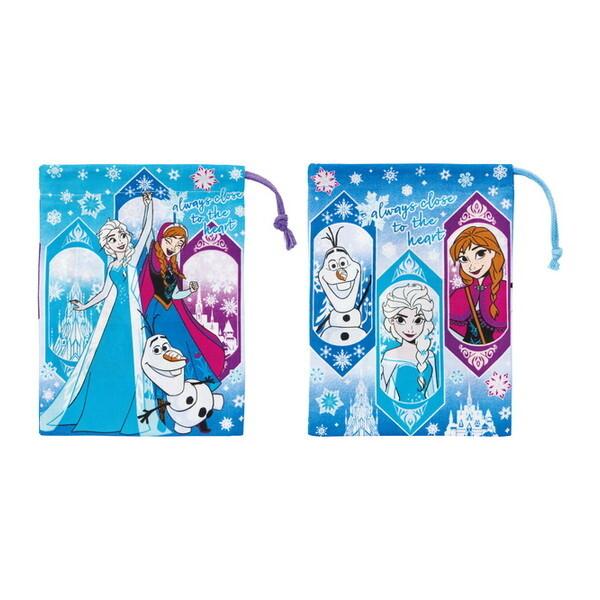 他サイト： スケーター KB63W アナと雪の女王 25 ディズニー 子供用 お弁当 コップ 袋 (2枚 セット)の商品画像