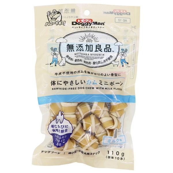 他サイト： ドギーマン 無添加良品 体にやさしいガム ミニボーン 110g (標準10本) メーカー直送の商品画像