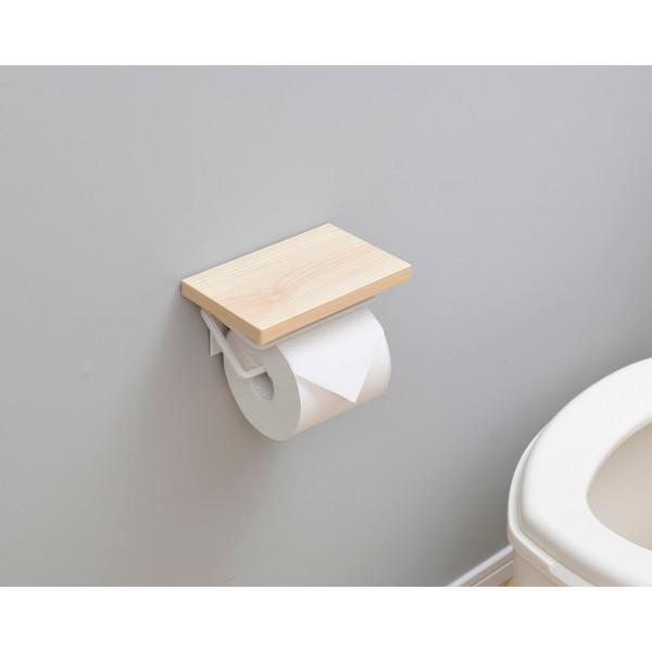 他サイト： 山善 RPH-S(WN/MWH) トイレットペーパーホルダー シングル メーカー直送の商品画像