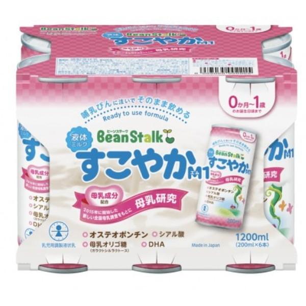 他サイト： 雪印ビーンスターク株式会社 ビーンスターク 液体ミルクすこやか M1 6缶の商品画像