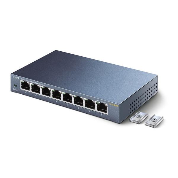 他サイト： TP-LINK TL-SG508 スイッチングハブ 8ポート 金属筐体マグネット付の商品画像