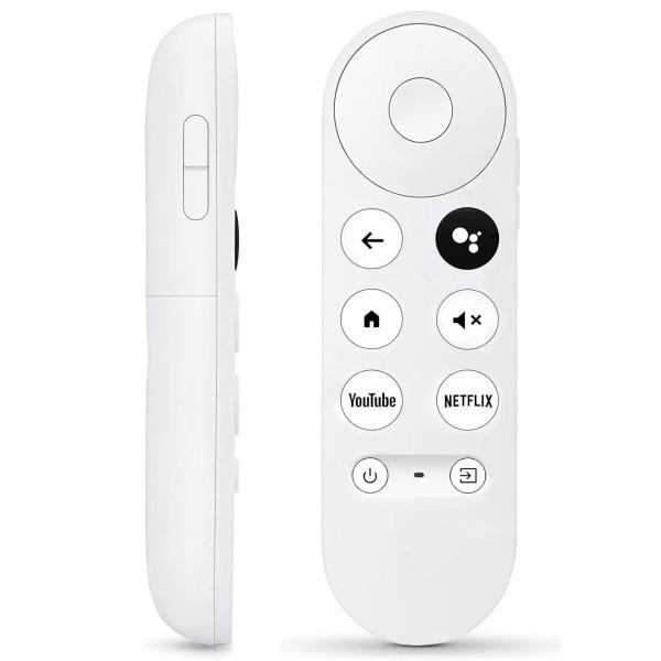 Google Chromecast 4k Snow/HD TV用アップグレード音声リモコン