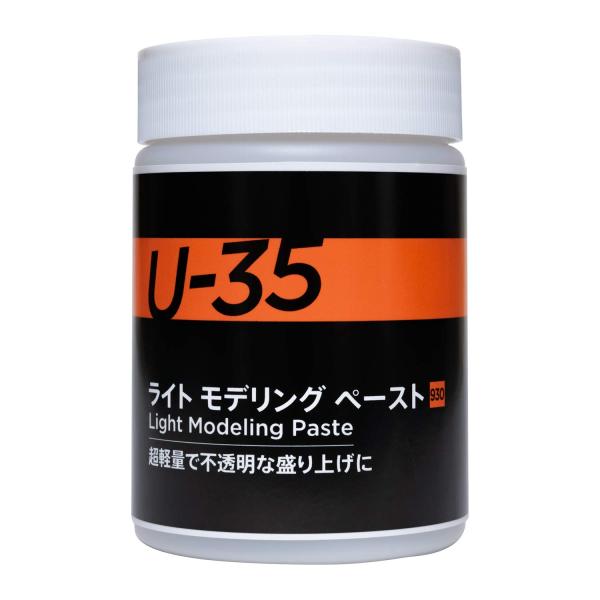 ターナー色彩(Turner Color) メディウム U-35 ライトモデリングペースト UA250930 250ml, 無色 ・サイズ：67×67×102mm・内容量：250ml・性質：乾燥後耐水性・用途：盛り上げ(半透明&amp;#65...
