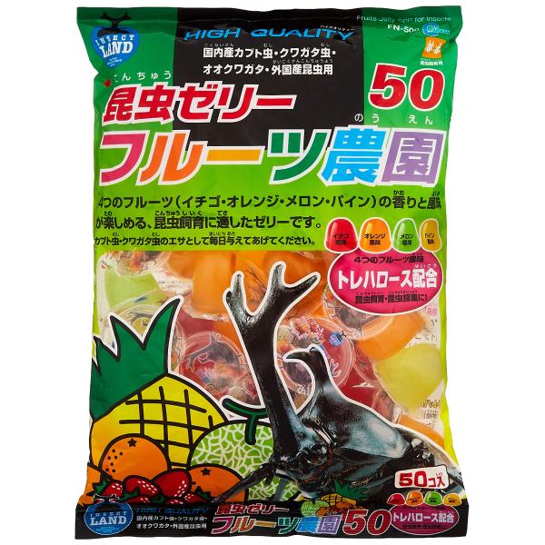 インセクトランド 昆虫ゼリー 16g×50 FN-500 フルーツ農園50 ・原産国:中国